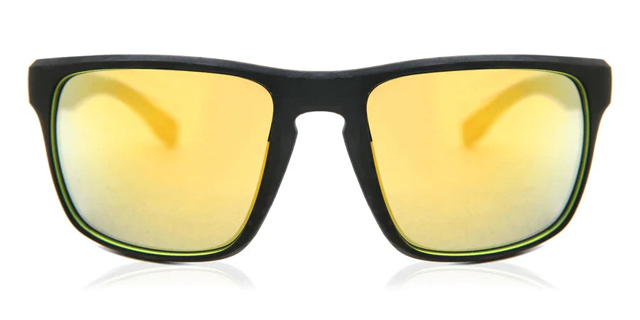 Boss by BOSS Men's Sunglasses Classic Black/Gold Mirror 0800/S UDK/C4