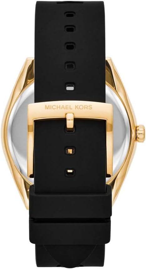 Michael Kors Ladies Watch Janelle 42mm Black Gold MK7313