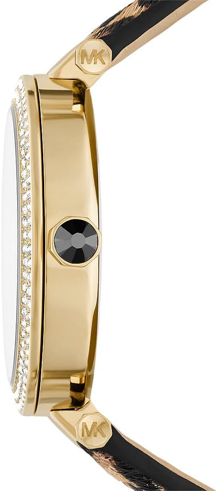 Michael Kors Ladies Watch Parker 39mm Black Gold MK4723