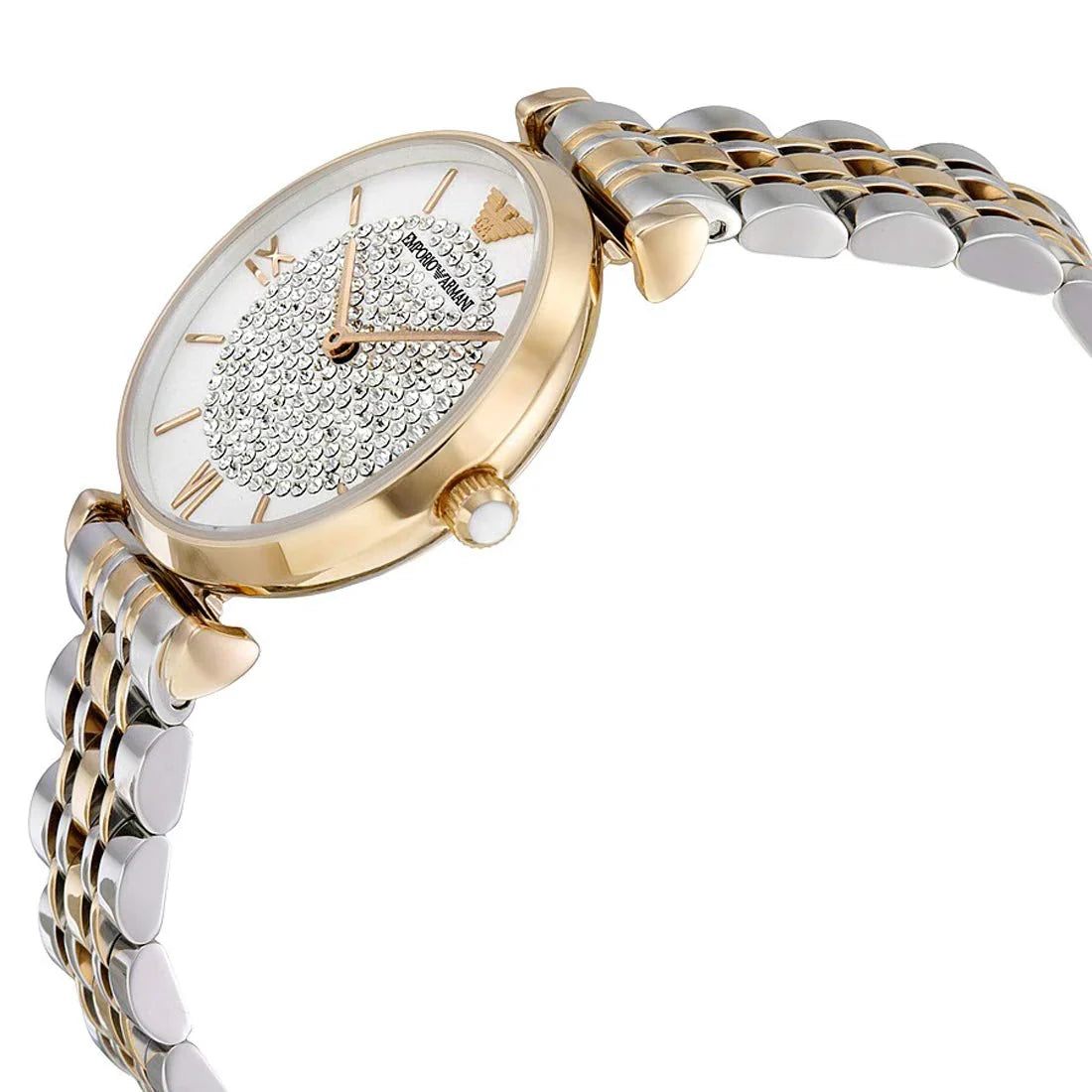 Emporio Armani Ladies Watch T-Bar Gianni Gold And Silver AR8031