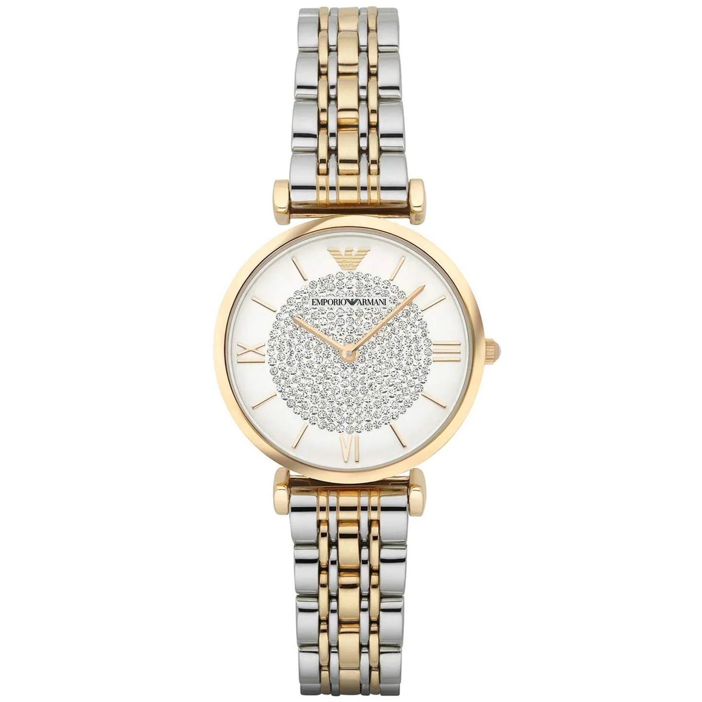 Emporio Armani Ladies Watch T-Bar Gianni Gold And Silver AR8031