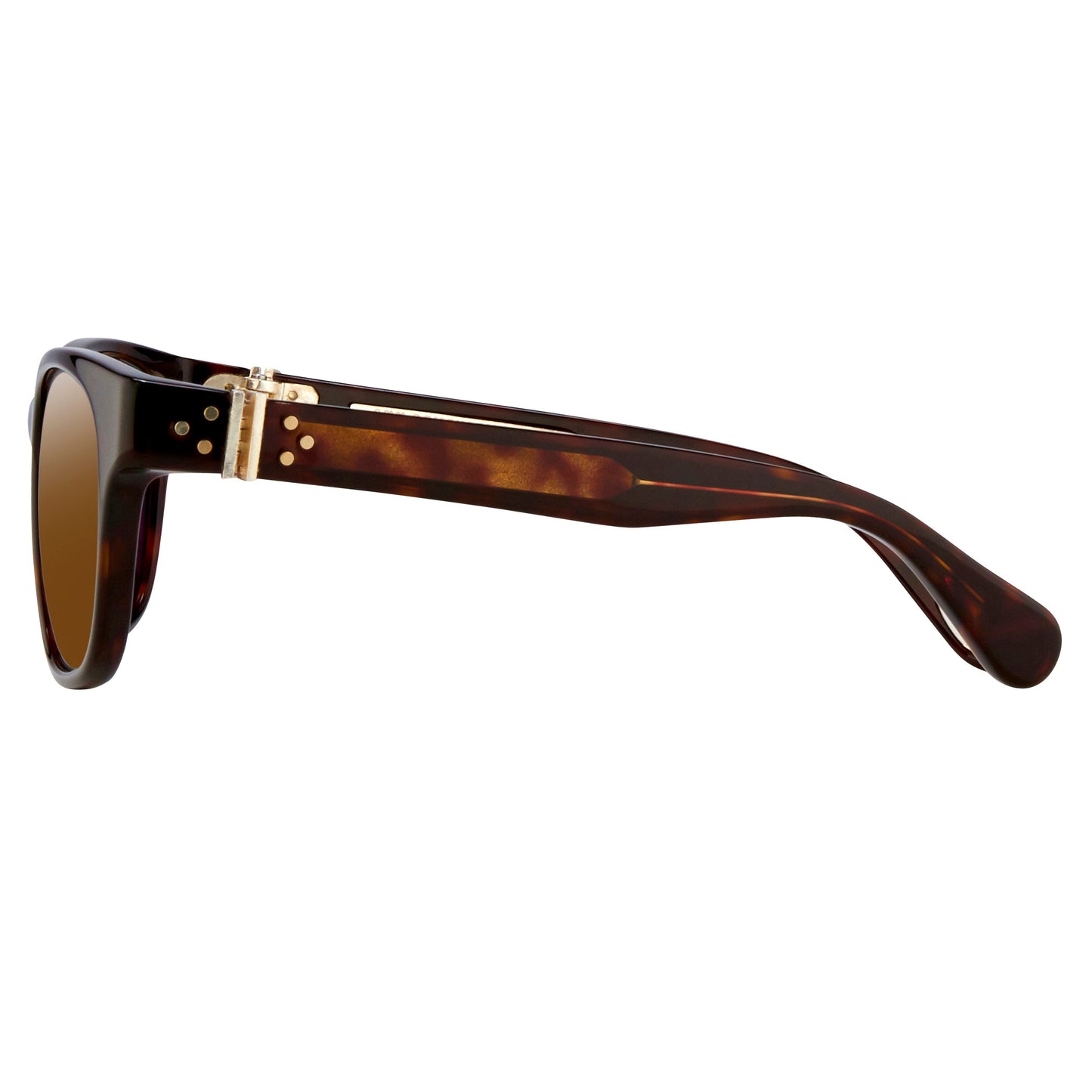 Ann Demeulemeester Sunglasses Rectangular Tortoise Shell and Brown