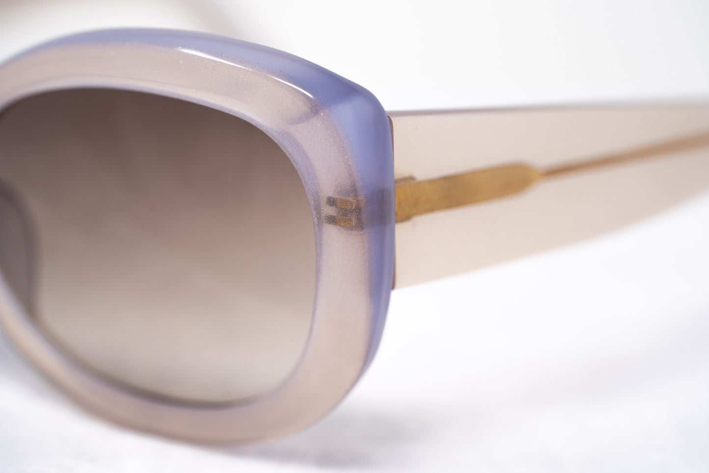 Agent Provocateur Ladies Sunglasses Round Beige and Brown AP57C4SUN