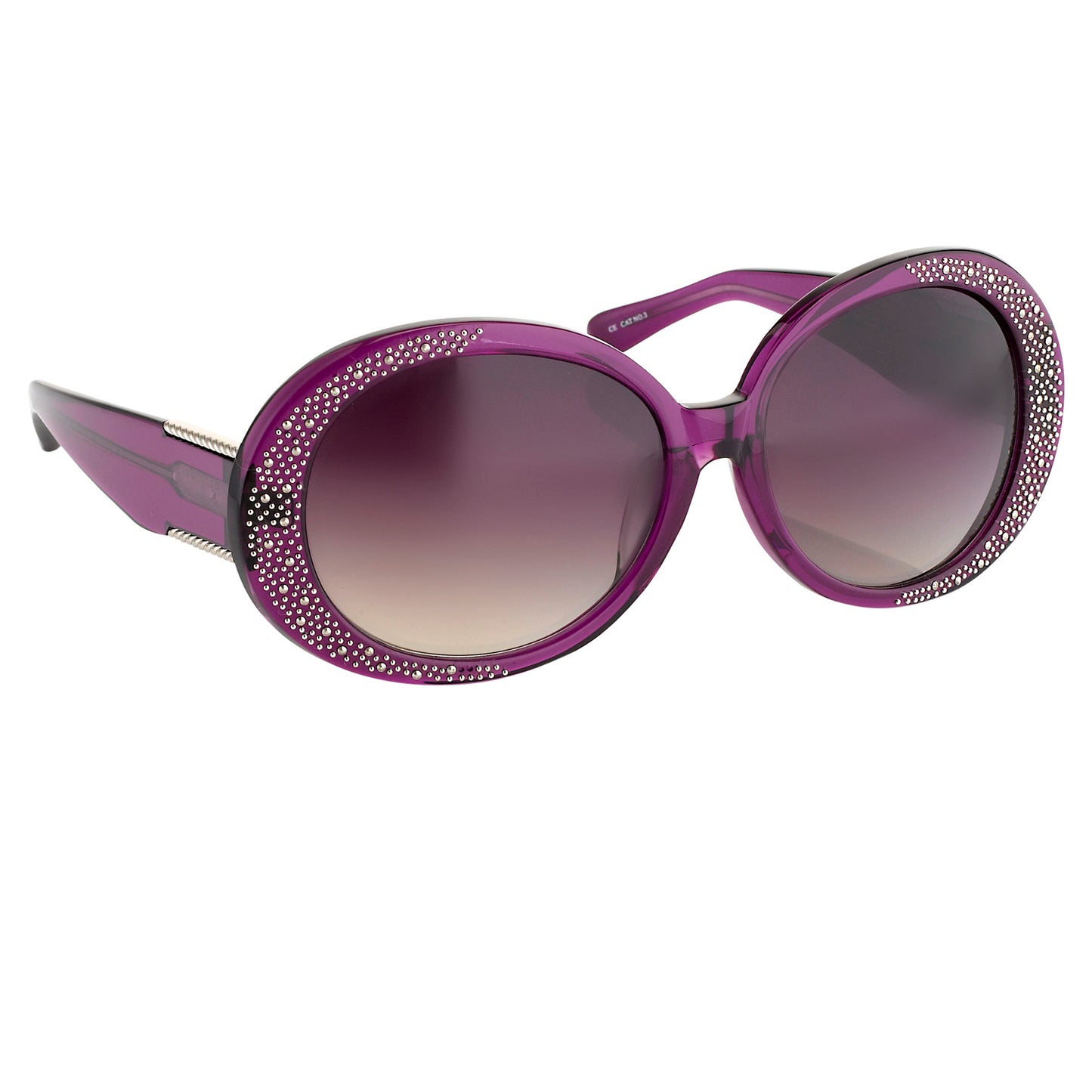 Agent Provocateur Oversized Frame Purple and Brown Lenses