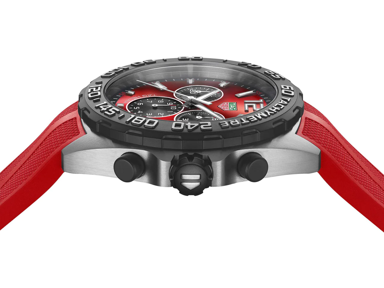 Tag Heuer Watch Formula 1 Chronograph Red Rubber CAZ101AN.FT8055