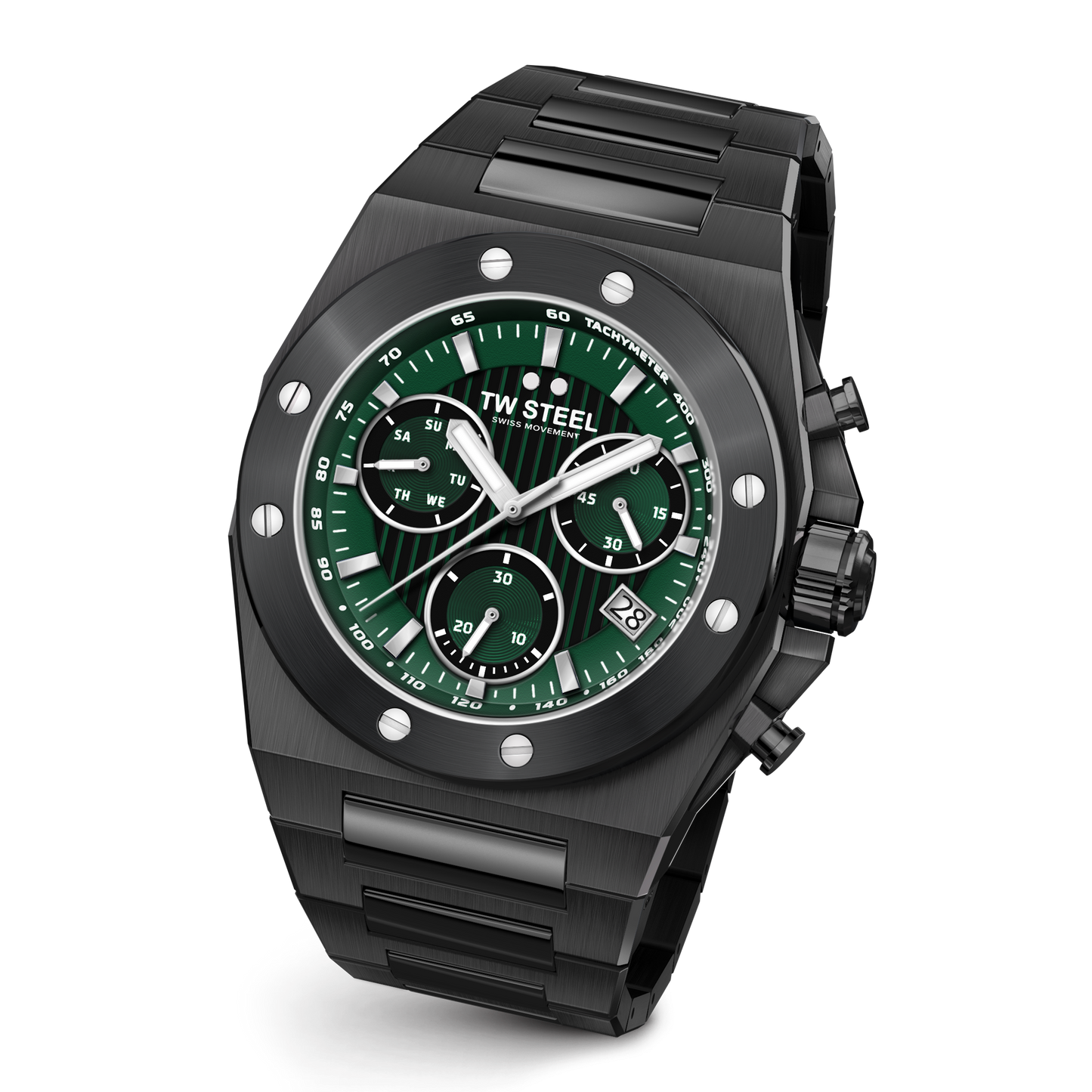 TW Steel Watch CEO Tech Green Black CE4081