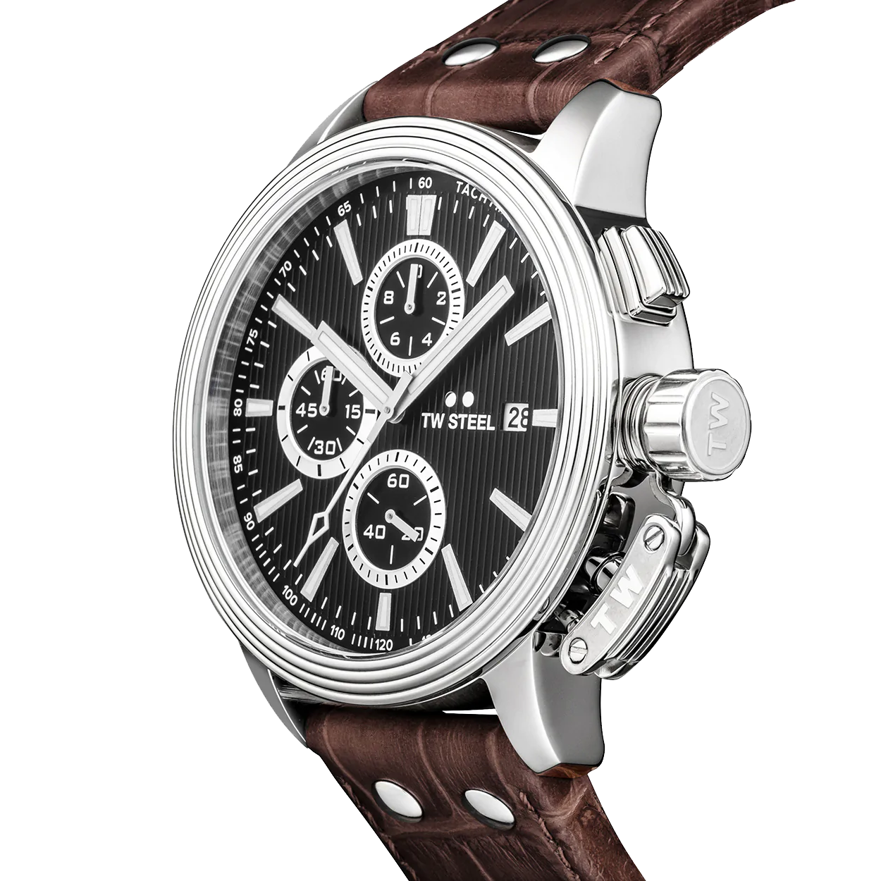 TW Steel Watch Men's CEO Adesso Chronograph Black CE7005