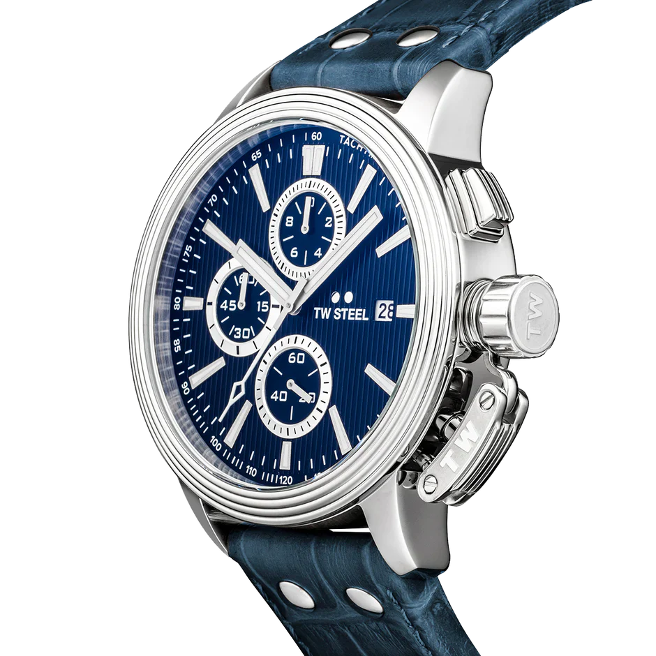 TW Steel Watch Men's CEO Adesso Chronograph CE7007 Blue