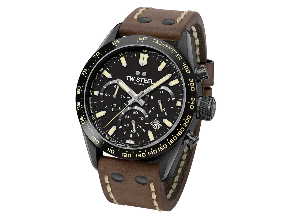 TW Steel Watch Chrono Sport Black CHS1