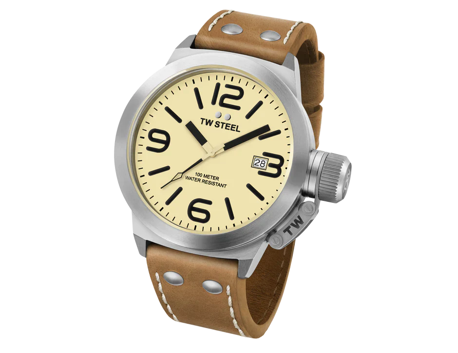 TW Steel Watch Classic Canteen Cream CS12