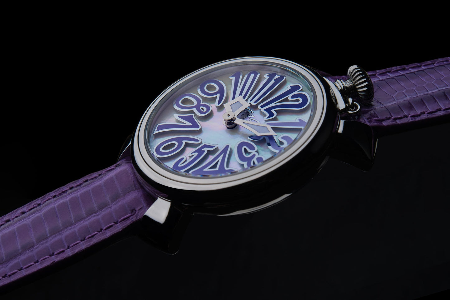 GaGà Milano Ladies Watch Manuale 35mm Steel Purple