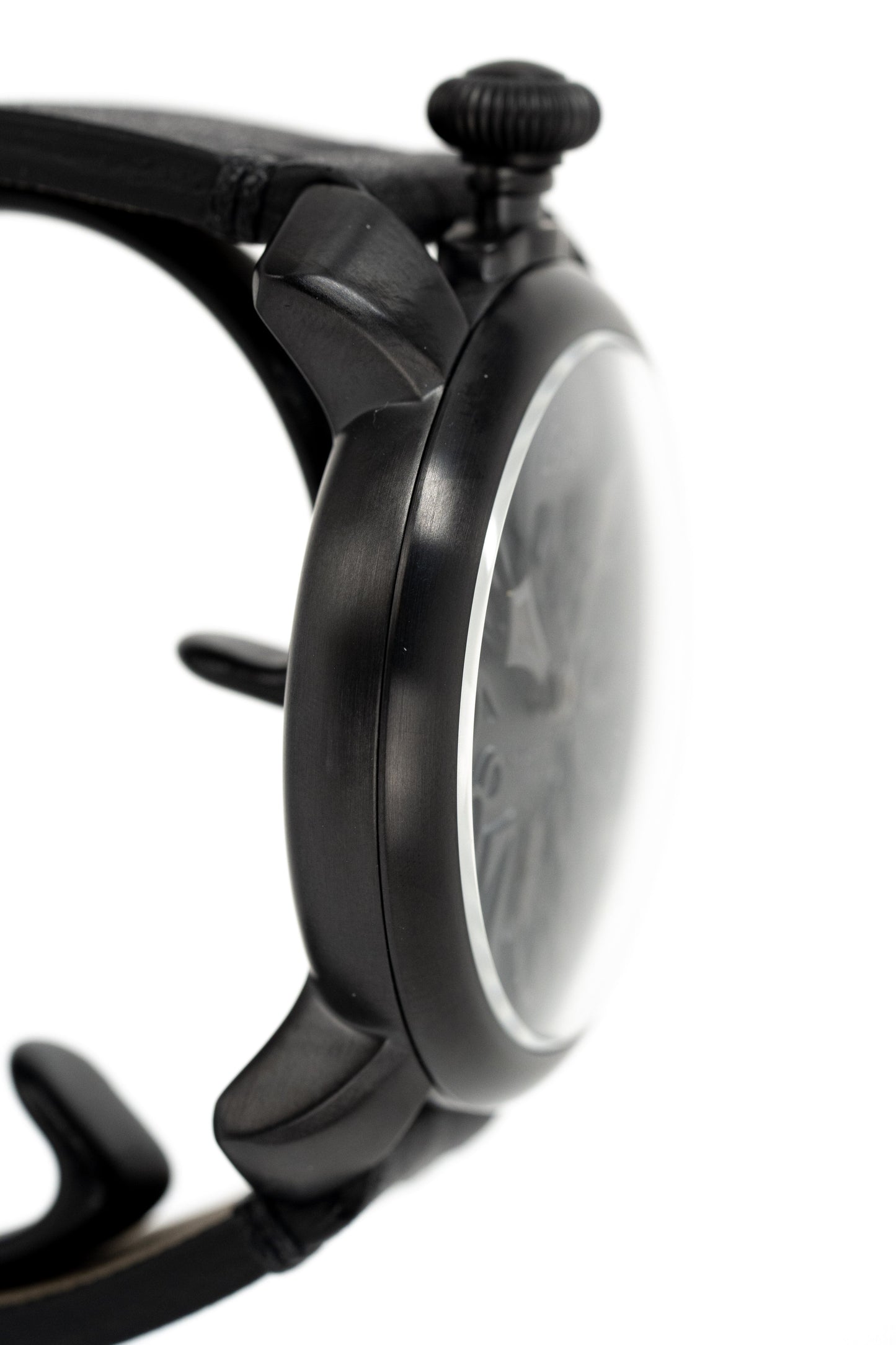 Gagà Milano Manuale 48mm Men's Watch Black Skull 5012ART.01S