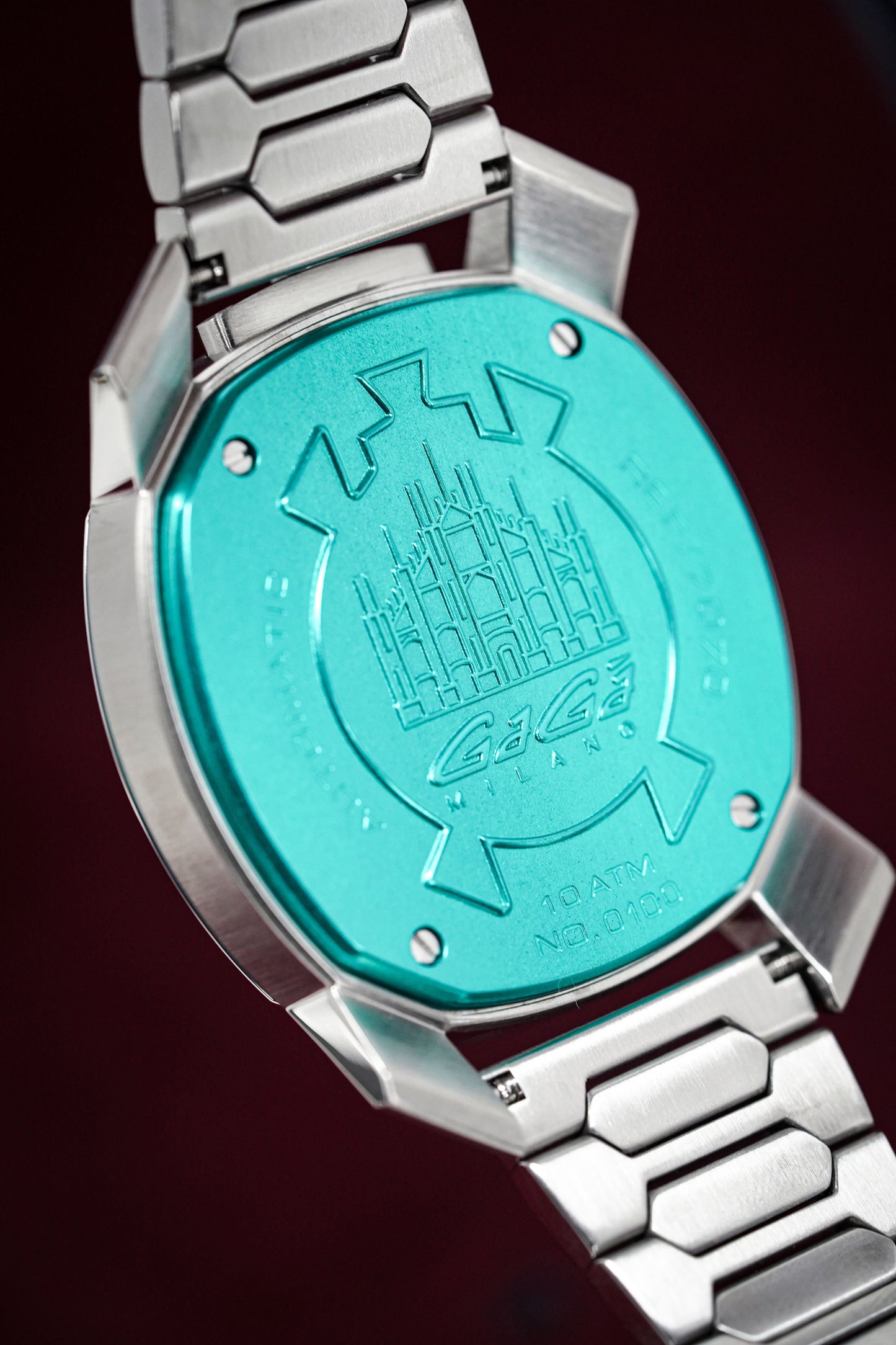 Gaga Milano Automatic Watch Frame_One Skeleton Steel 7070.01