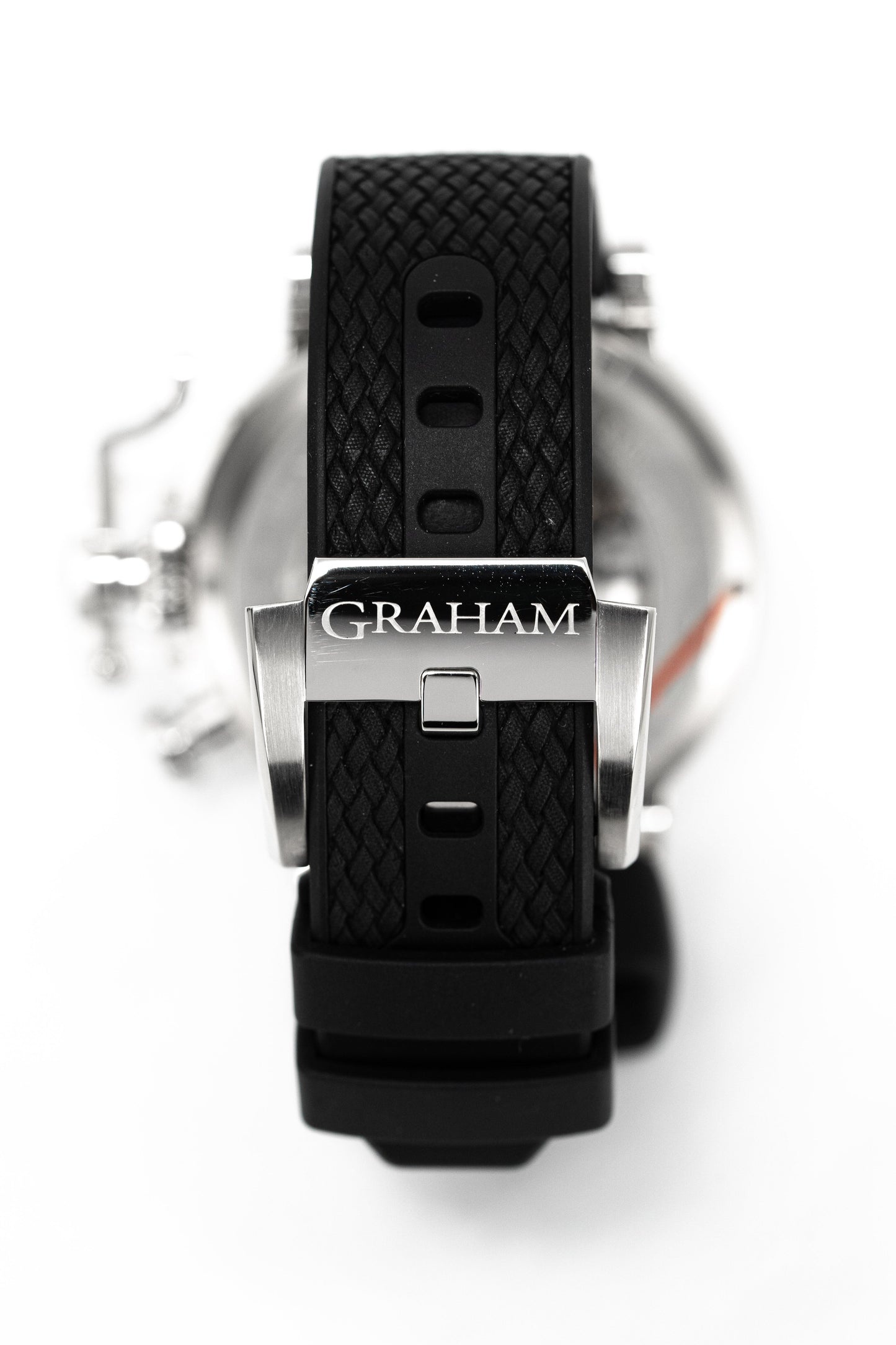 Graham Chronofighter Grand Vintage Arabic Numerals Black Rubber 2CVDS.B29A