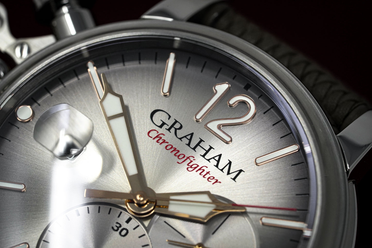 Graham Chronofighter Grand Vintage Steel Rubber 2CVDS.S02A