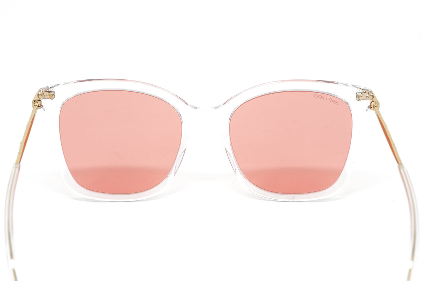 Jimmy Choo Women's Sunglasses Oversized Square Clear/Pink ELIA/S 900