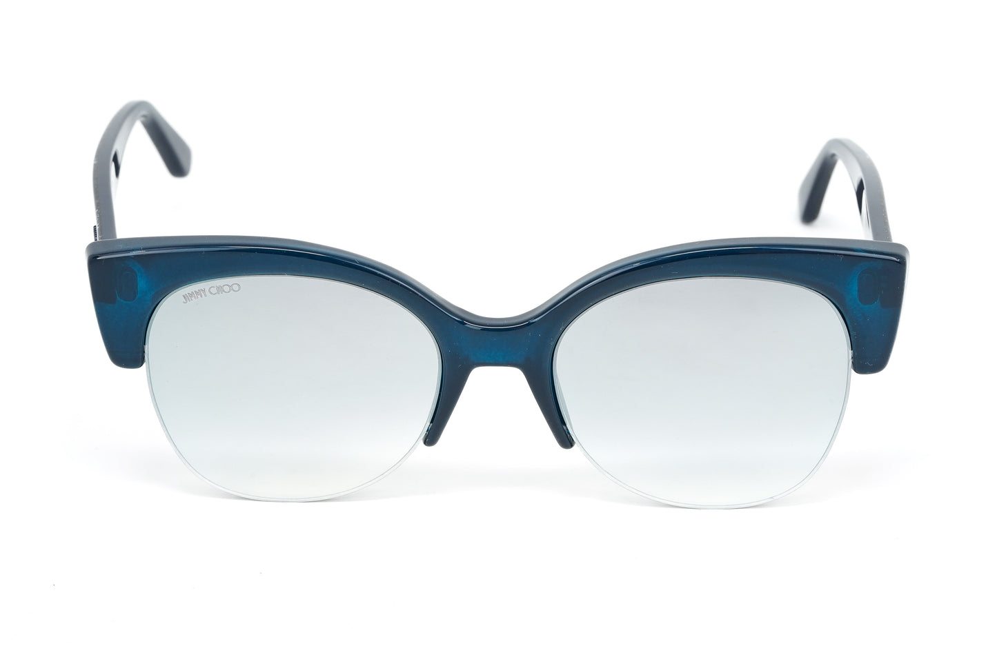 Jimmy Choo Women's Sunglasses Classic Square Navy Glitter PRIYA/S JOJ