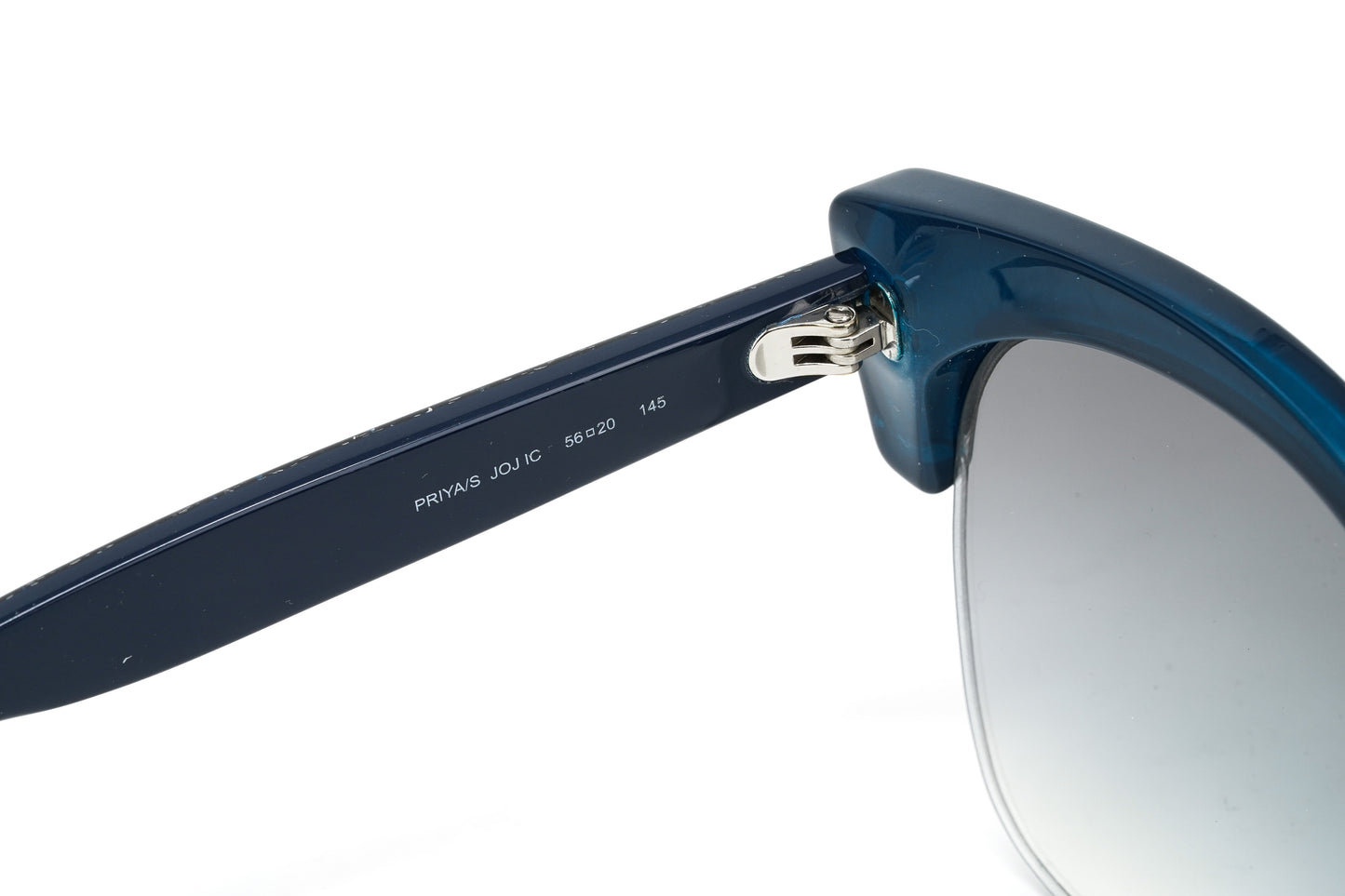 Jimmy Choo Women's Sunglasses Classic Square Navy Glitter PRIYA/S JOJ