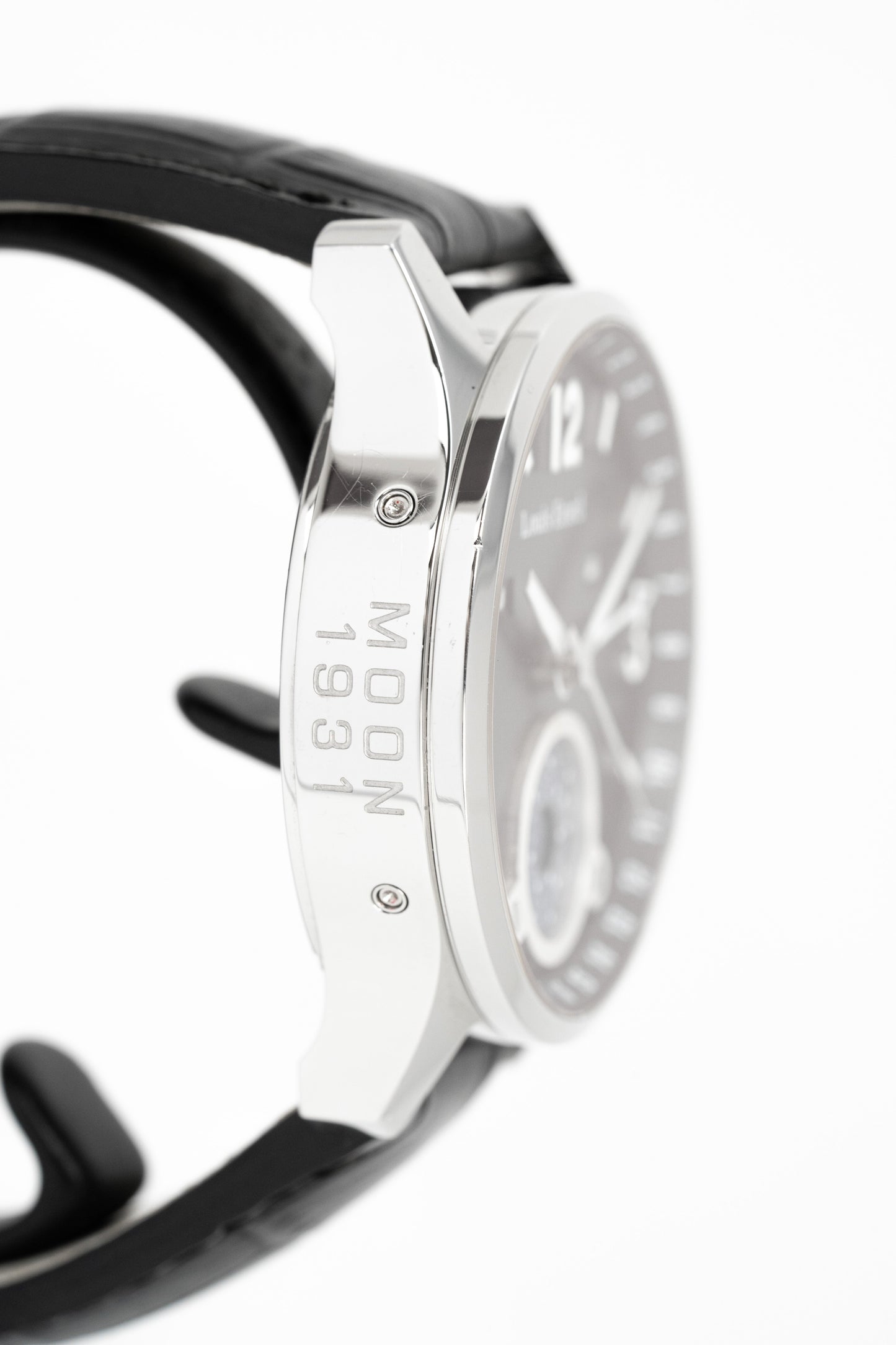 Louis Erard Watch Men's Automatic 1931 Moon Phase Black 48223AA02.BDC51