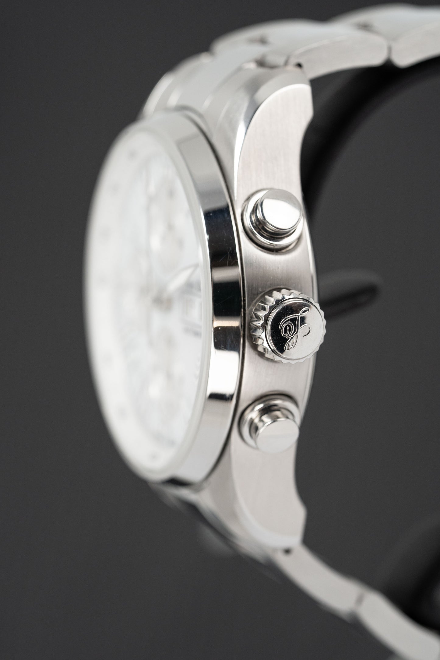 Louis Erard Watch Men's Heritage Automatic Chronograph White MOP 78102AA04.BMA22