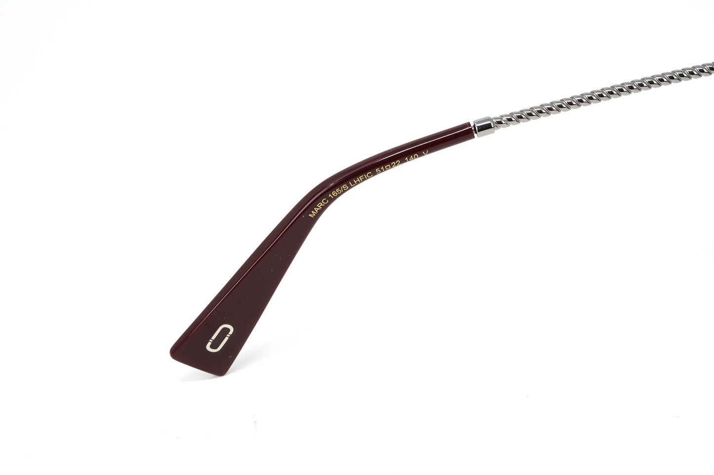 Marc Jacobs Women's Round Sunglasses Dark Red Mirrored Grey MARC 165/S LHF