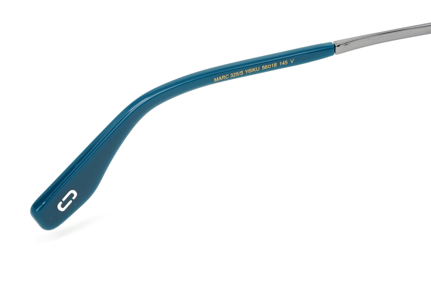 Marc Jacobs Unisex Oversized Pilot Sunglasses Silver Blue MARC 325/S Y6I