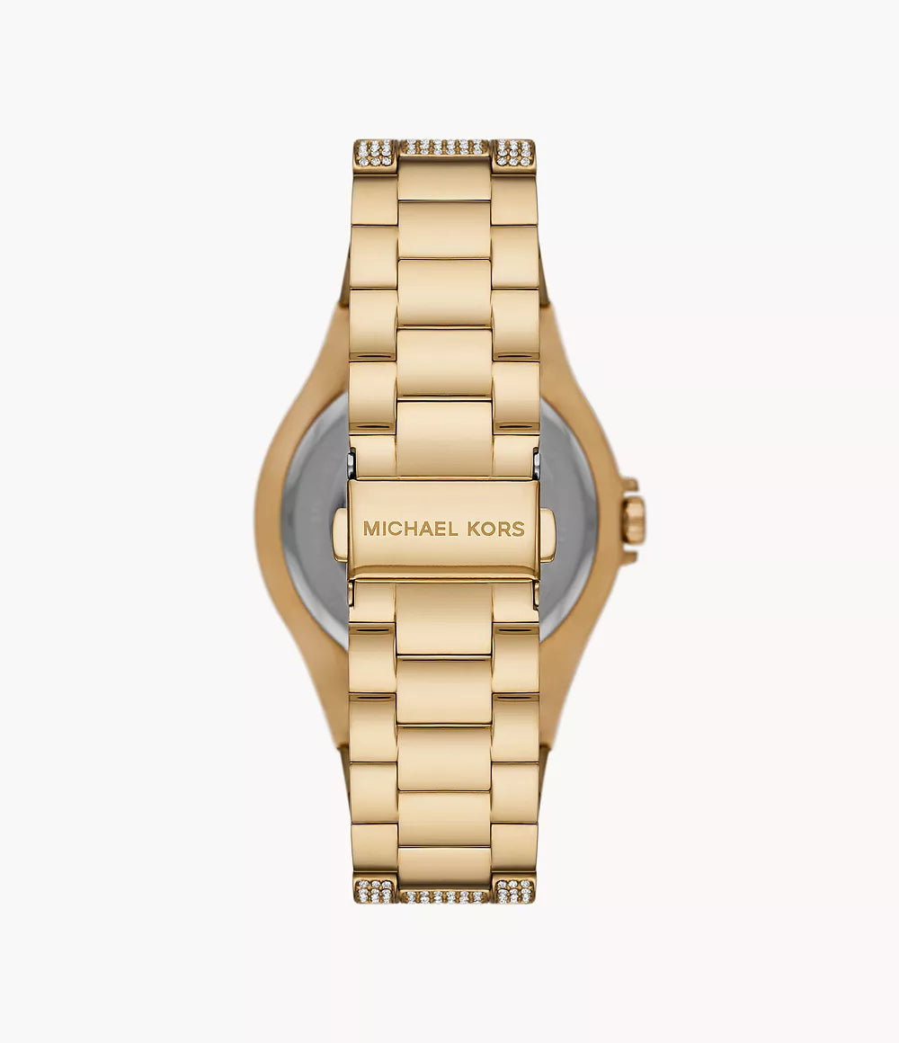 Michael Kors Ladies Watch Lennox 41mm White Gold MK6991