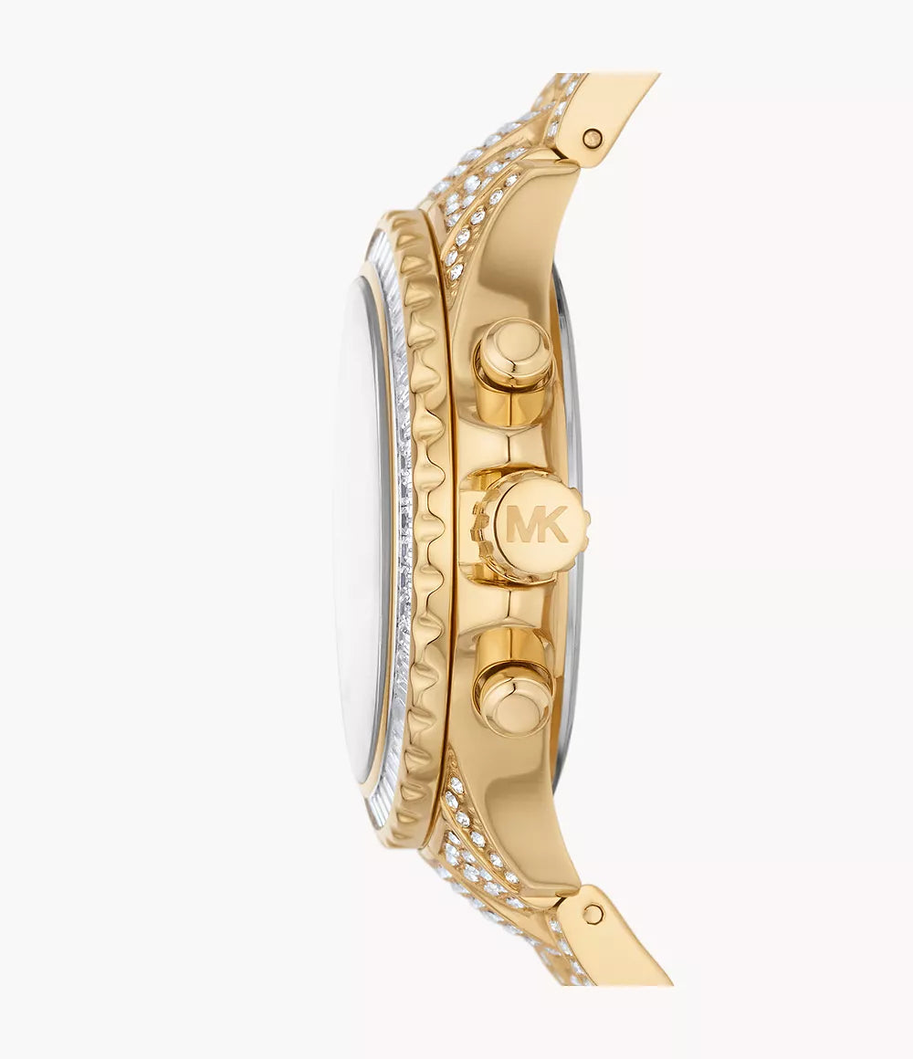 Michael Kors Ladies Watch Everest Chronograph 36mm Gold MK7254