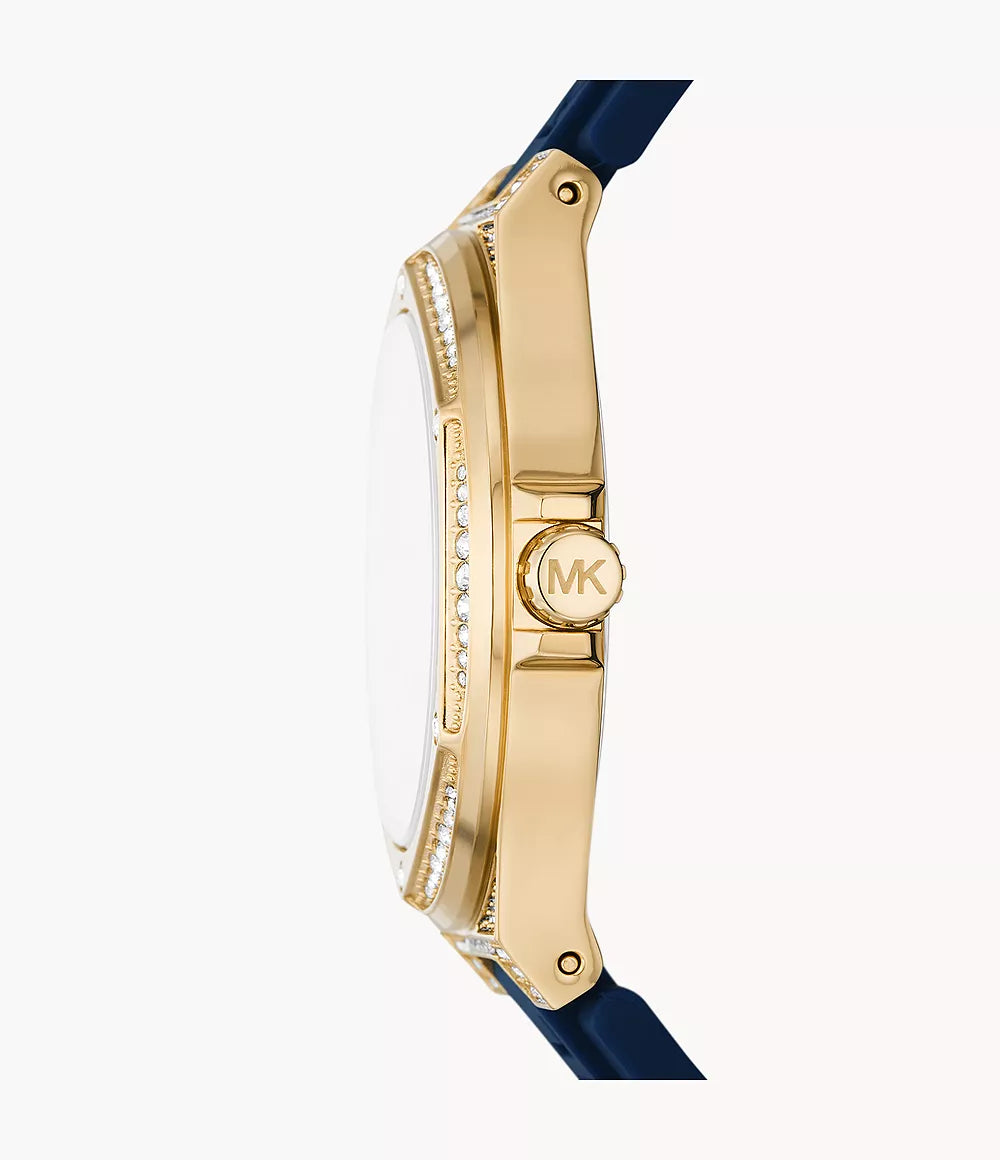 Michael Kors Ladies Watch Lennox 43mm White Blue MK7333