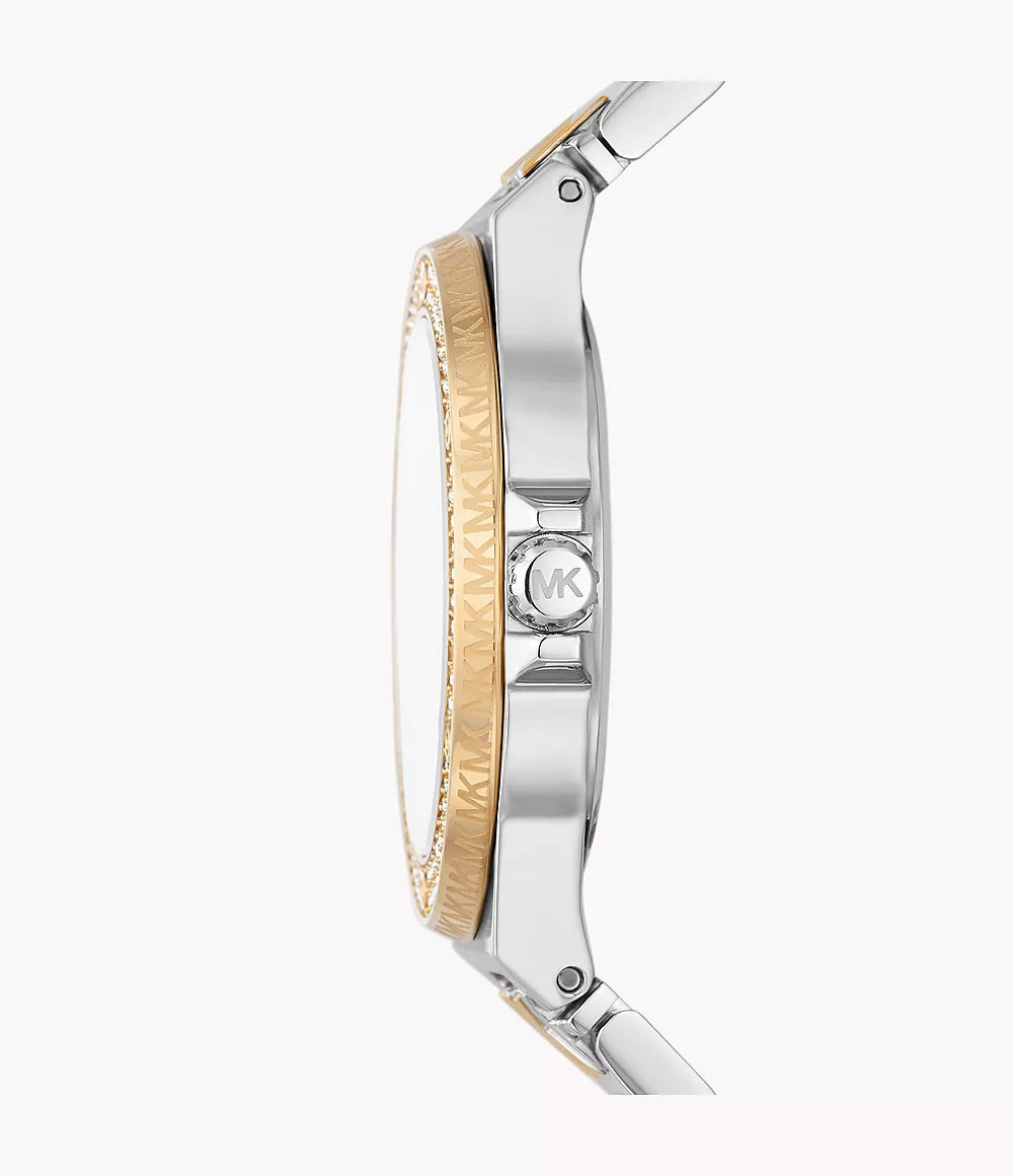 Michael Kors Ladies Watch Lennox 37mm Silver Gold MK7338