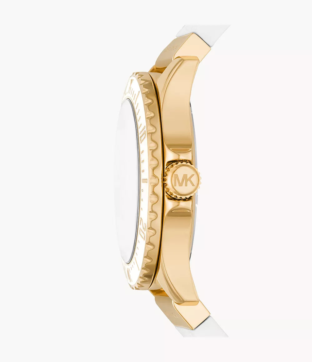 Michael Kors Ladies Watch Everest 43mm Gold White MK7357