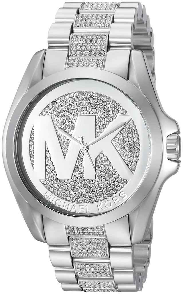 Michael Kors Ladies Watch Bradshaw Gems Silver MK6486