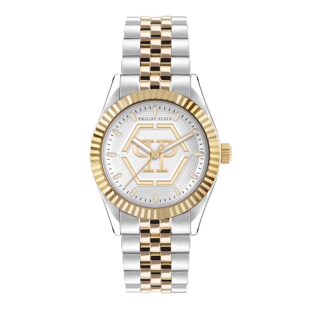 Philipp Plein Rock Couture Ladies Silver Watch PW2BA0323