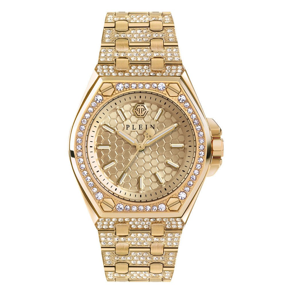 Philipp Plein Hyper $Port Ladies Gold Watch PWJAA0822