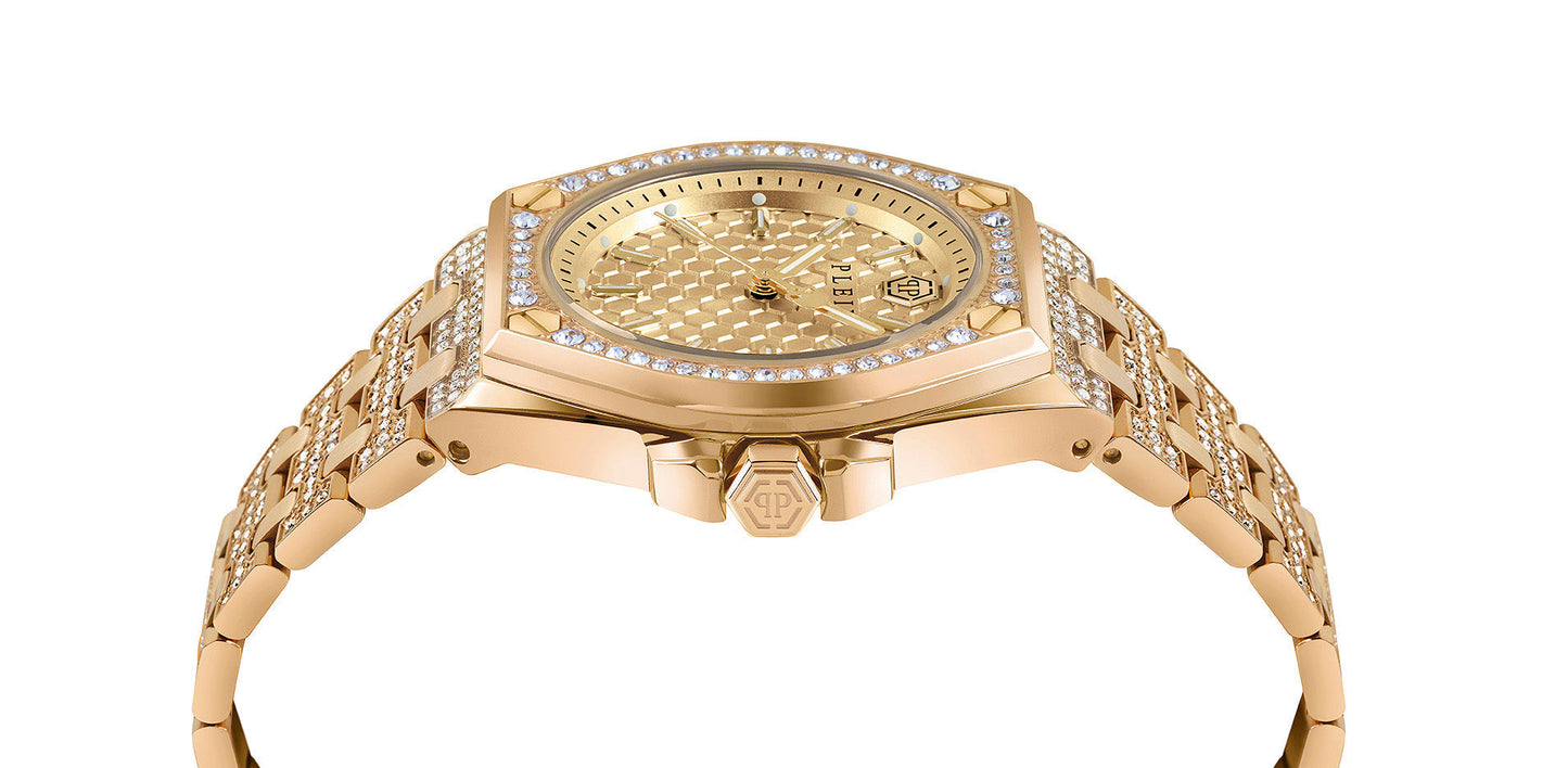 Philipp Plein Hyper $Port Ladies Gold Watch PWJAA0822
