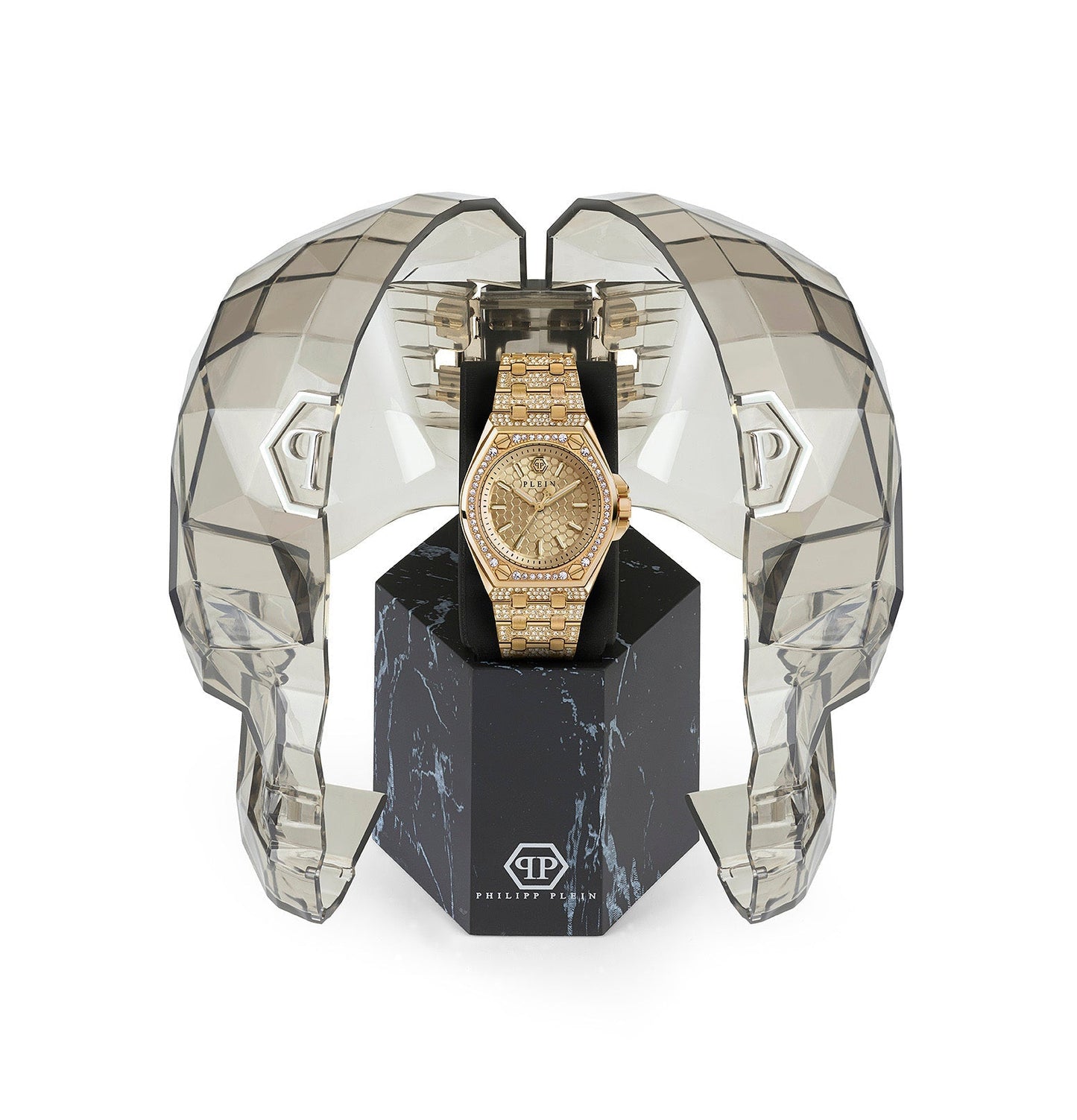 Philipp Plein Hyper $Port Ladies Gold Watch PWJAA0822
