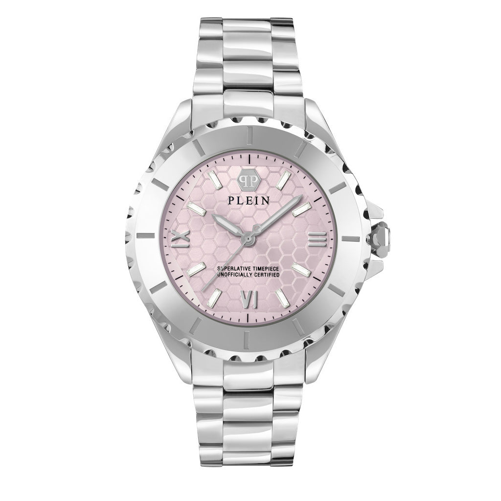 Philipp Plein Rock Couture Ladies Pink Watch PWPOA0324