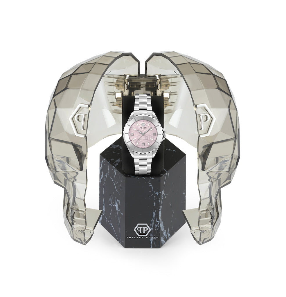 Philipp Plein Rock Couture Ladies Pink Watch PWPOA0324