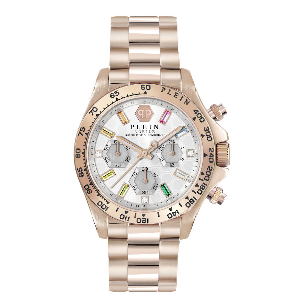 Philipp Plein Rock Couture Ladies Silver Watch PWSBA0323