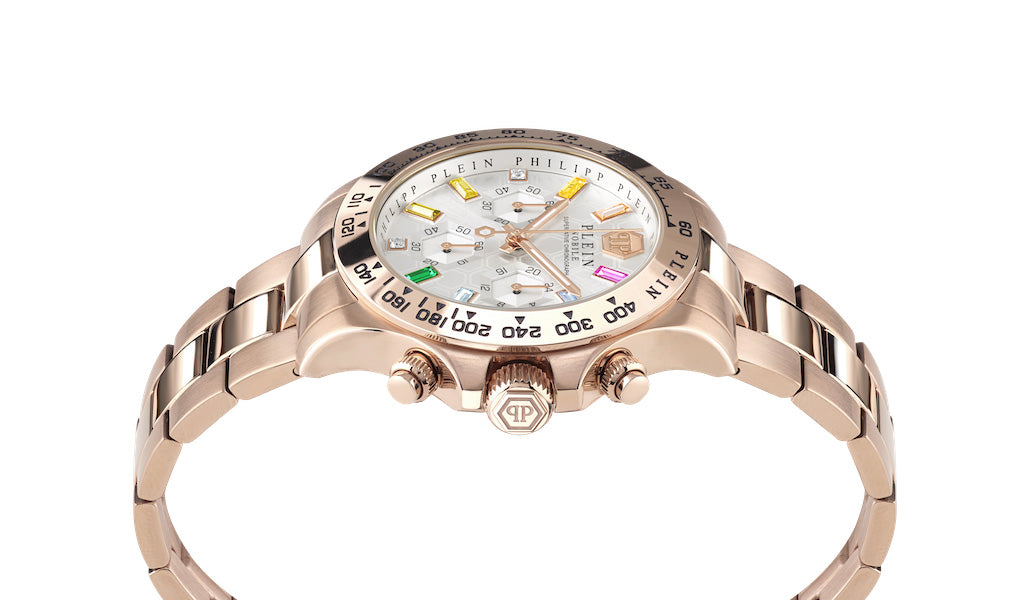 Philipp Plein Rock Couture Ladies Silver Watch PWSBA0323