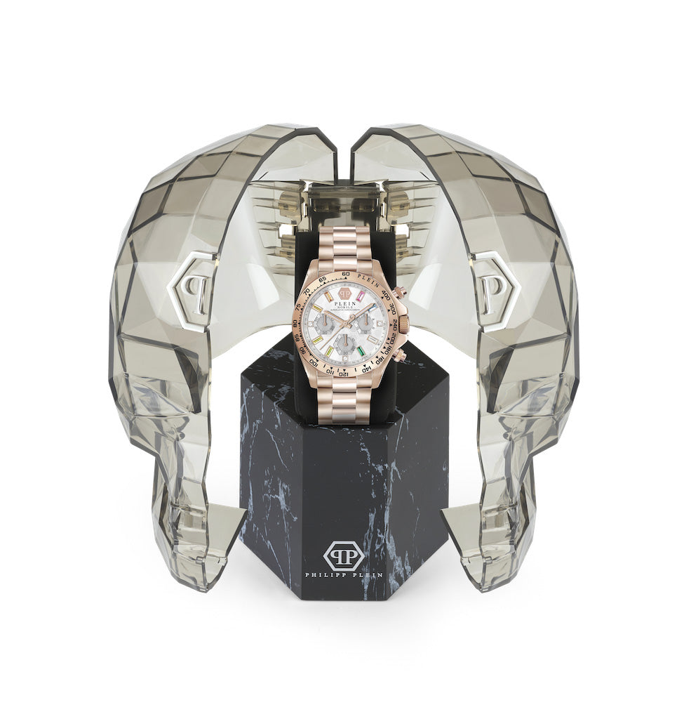 Philipp Plein Rock Couture Ladies Silver Watch PWSBA0323