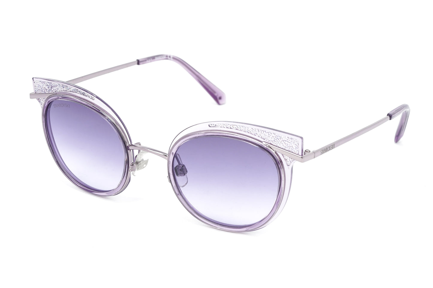 Swarovski Women's Sunglasses Round Cat Eye Violet SK0169-81Z