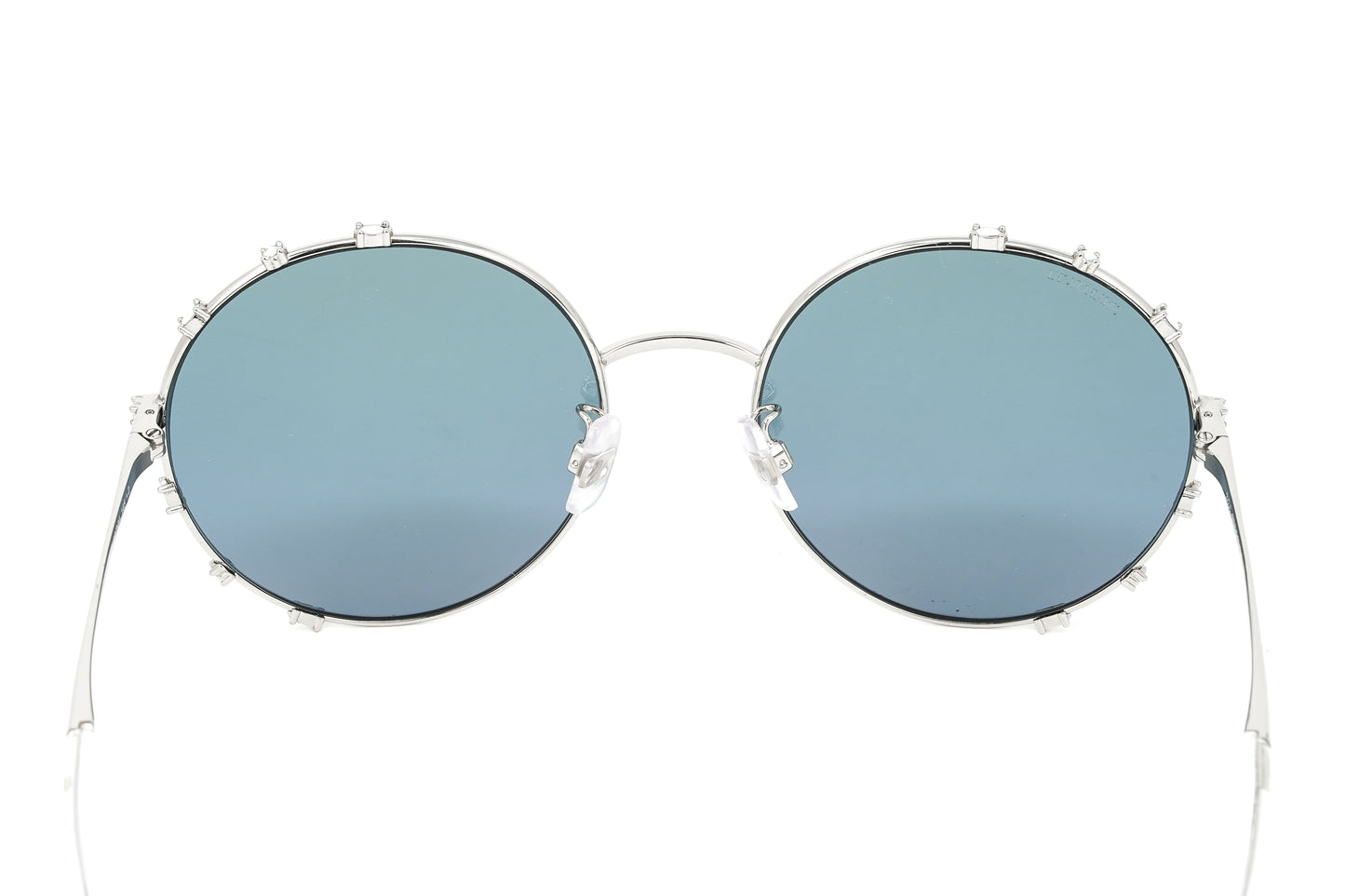 Swarovski Women's Sunglasses Round Gradient Light Purple/Aqua Mirror SK0289-F/S 16Z