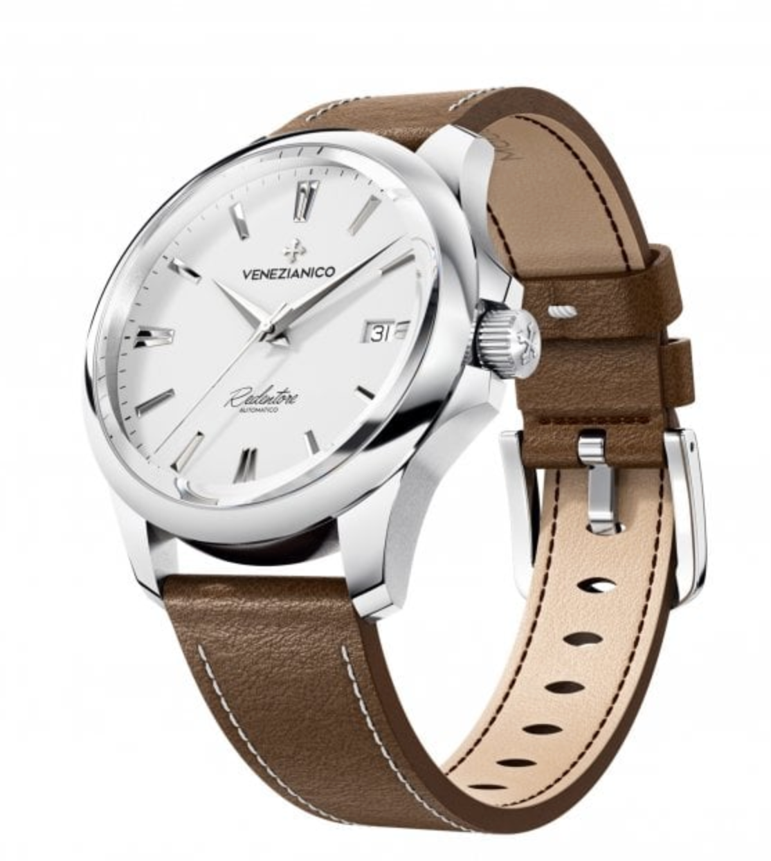 Venezianico Automatic Watch Brown Leather Redentore 40 1221505