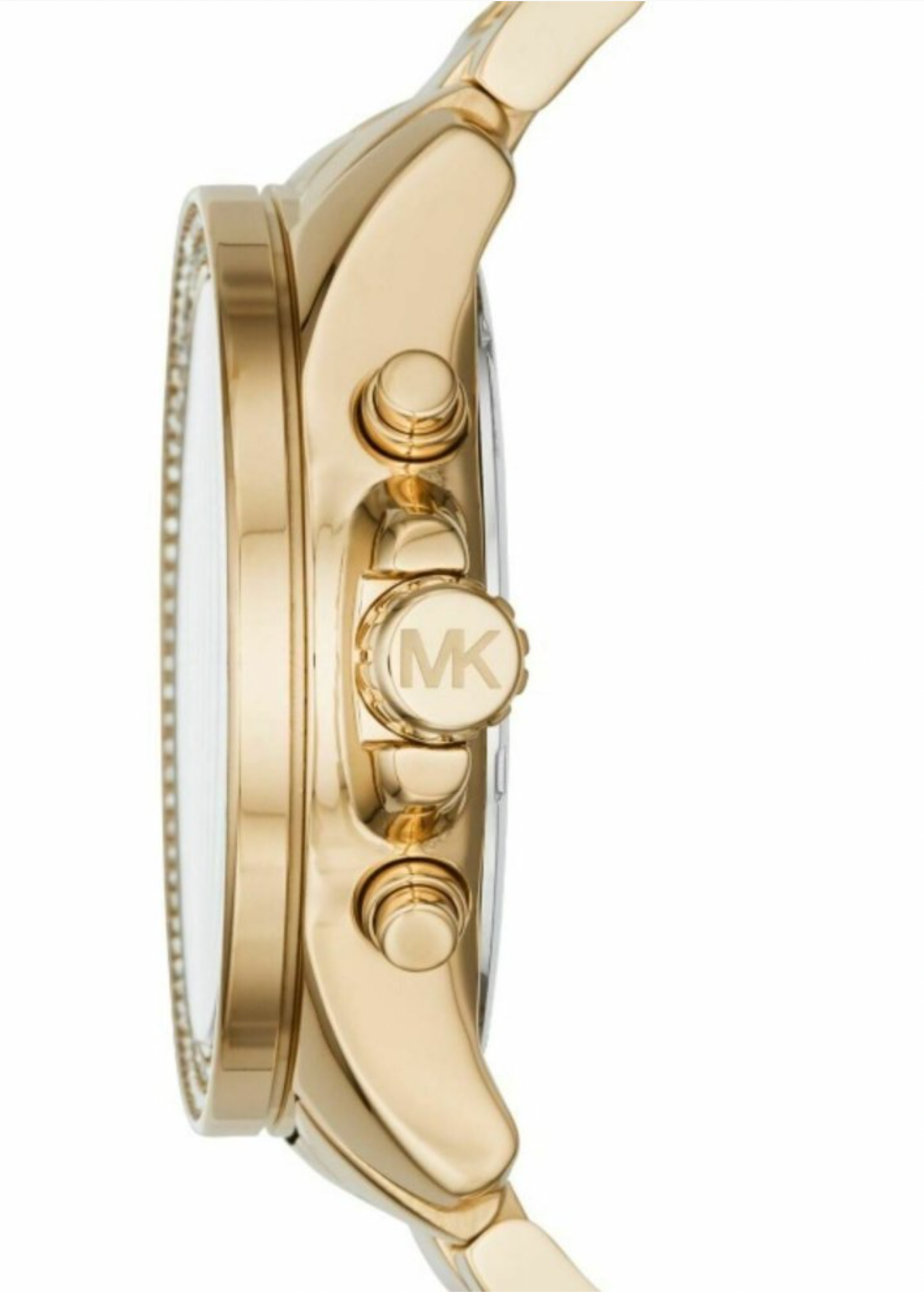 Michael Kors Ladies Watch Wren Purple Dial Gold Steel Strap Watch For Women MK6290