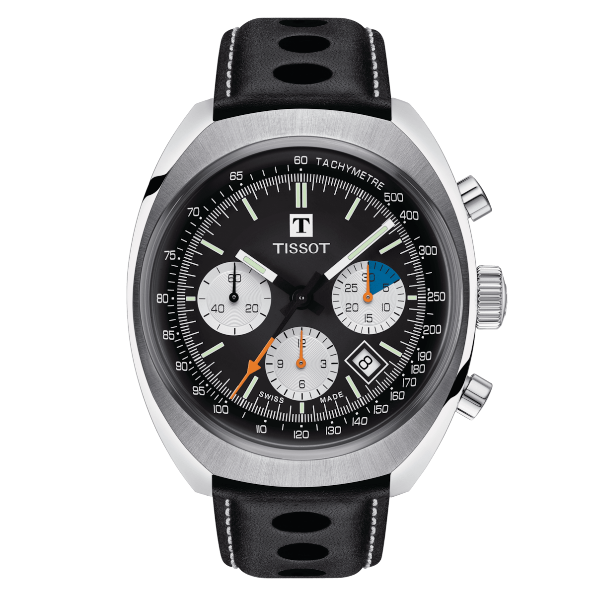 Tissot Men's Watch T-Heritage 1973 Chronograph 43mm Black T1244271605100