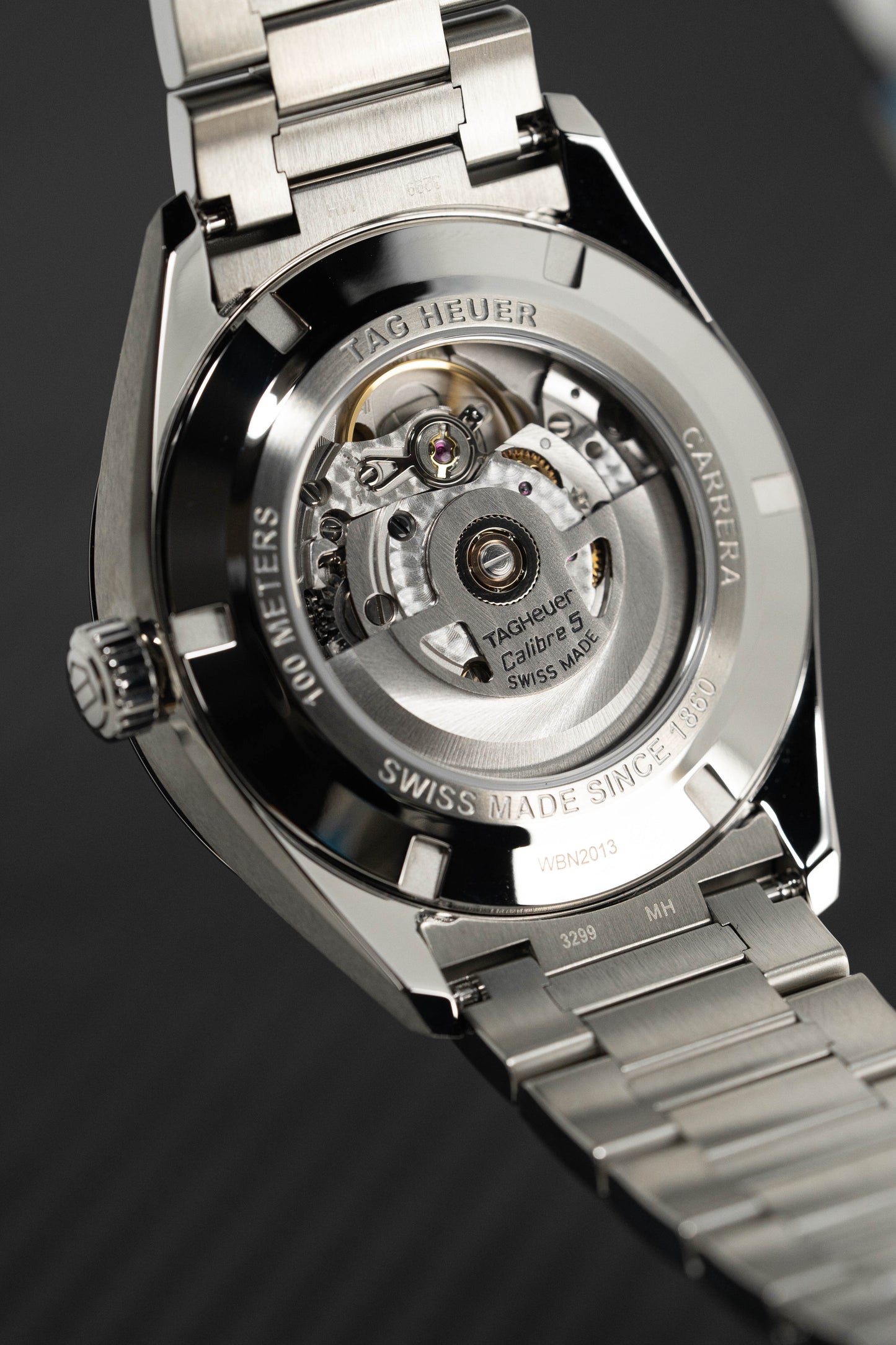 Tag Heuer Watch Carrera Day-Date Automatic Black Rose Gold WBN2013.BA0640