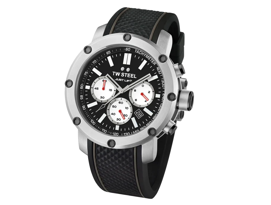 TW Steel Watch Grandeur Tech Chronograph Simeon Panda Limited Edition TS10