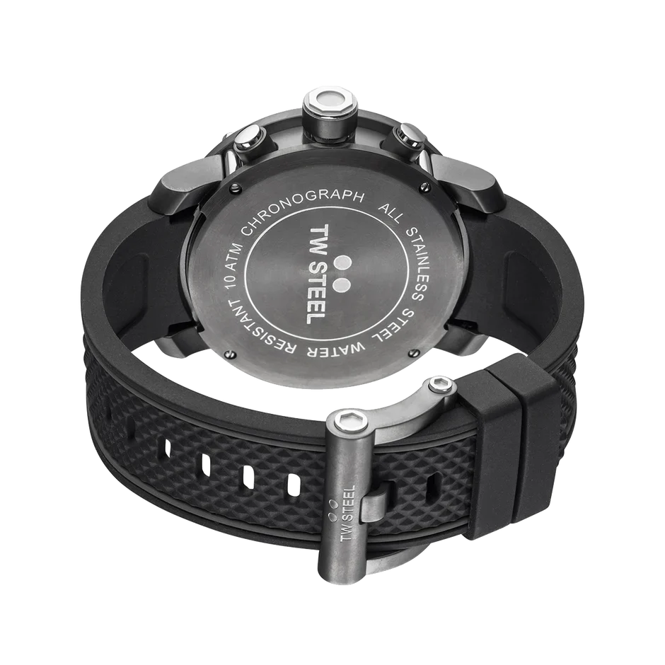 TW Steel Watch Grandeur Tech Chronograph Titanium TS4