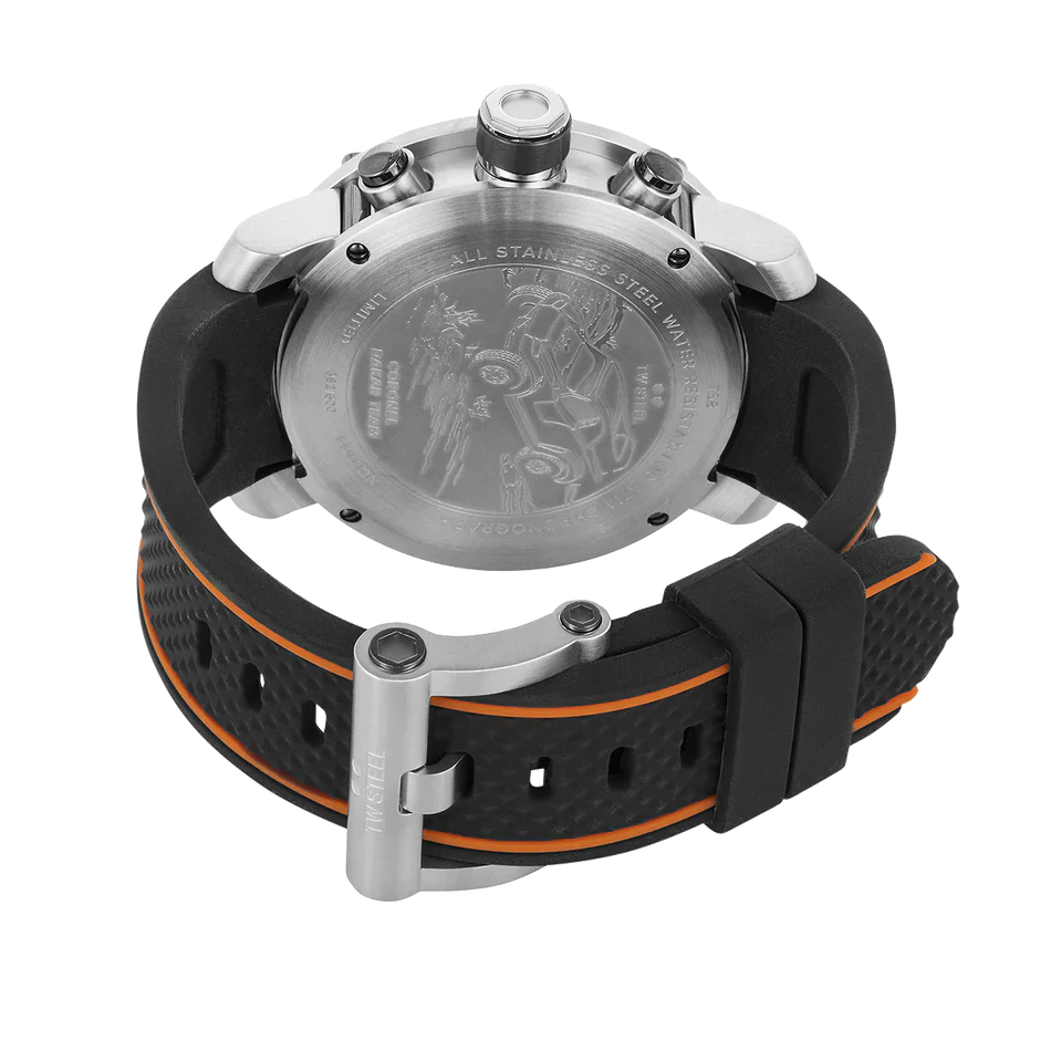 TW Steel Watch Grandeur Tech Chronograph Orange TS8